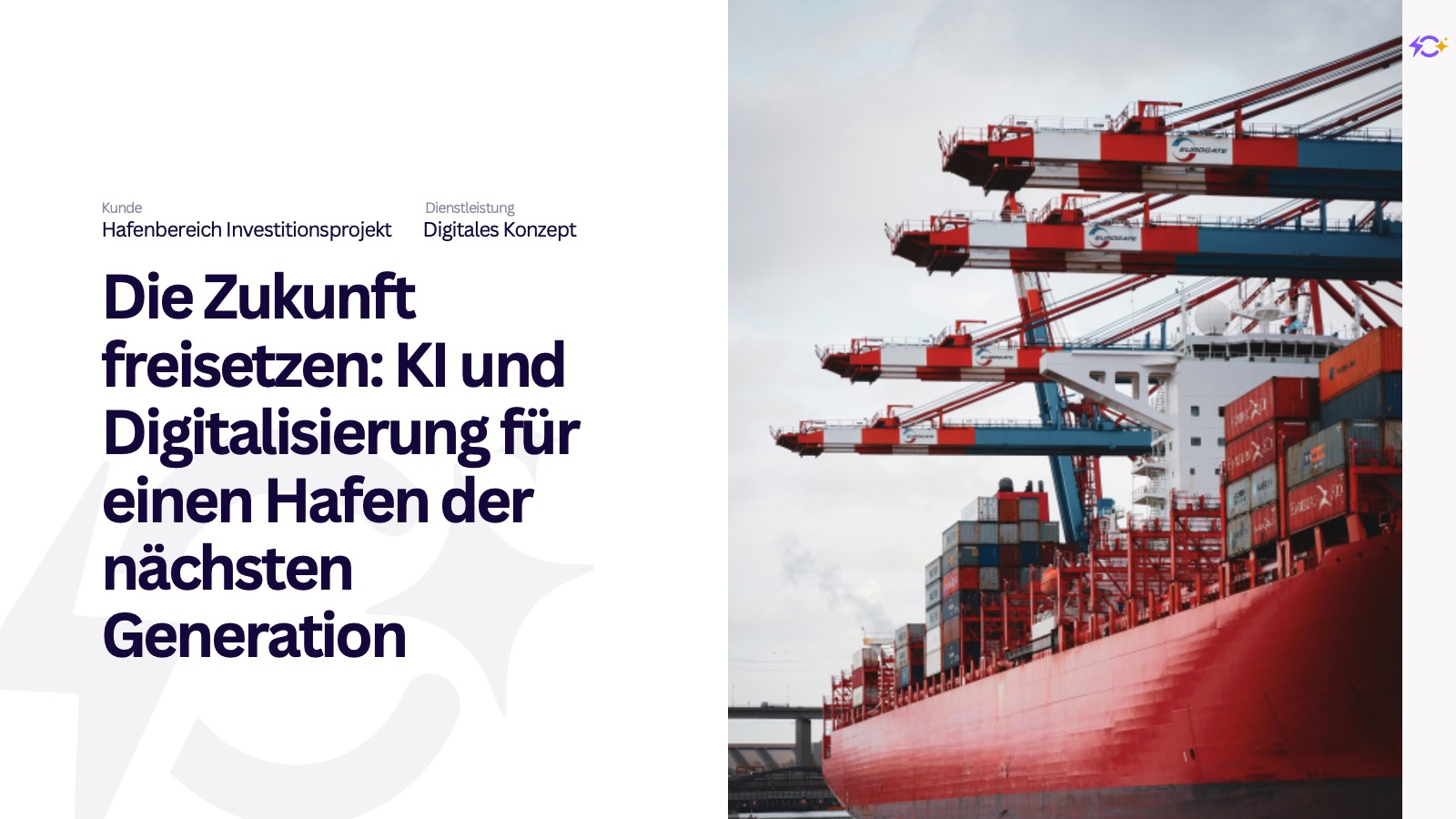 Harbor AI and Digitalization Case Study Slide 1